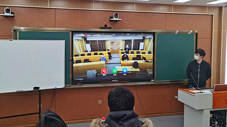 利发国际app助力河南高校应届生“云答辩”